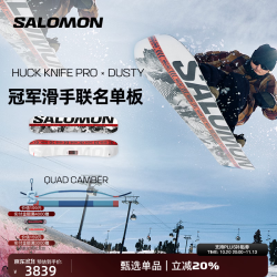 萨洛蒙 25-26雪季户外滑雪限量联名单板HUCK KNIFE PRO DUSTY 153cm