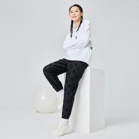 鸿星尔克 秋冬女字母运动裤健身训练针织九分裤款百搭女式运动休闲裤女裤