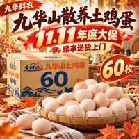 九华山60枚土鸡蛋农家散养