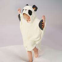 babycare 婴儿儿童浴巾宝宝趣味卡通浴袍幼儿园四季柔软吸水连帽浴巾