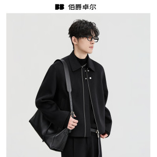 伯爵卓尔 全羊毛双面呢夹克男士2025初冬新款通勤保暖男装外套 Z541600
