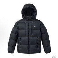 斐乐 Fitness系列 最大240g充绒 百搭连帽保暖羽绒服 A51M641996 多色任选