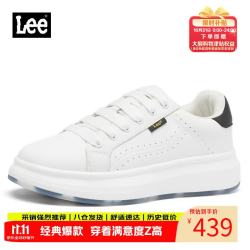 Lee 男款小白鞋