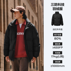 斯凯奇 男女同款远红外蓄热防寒潮流羽绒服