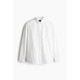 H&M HM男装衬衫秋季时尚休闲长袖翻领纽扣领通勤牛津衬衣上衣1257417