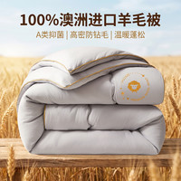 归途 澳洲进口100%纯羊毛被10斤 200x230cm