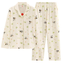 芬腾 【100%纯棉】开衫家居服套装 FJ27931292