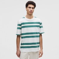 移动端：lululemon Peached-Cotton男士棉质针织短袖T恤*拉绒丨lululemon丨LM3GLUS