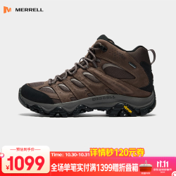 迈乐 运动户外MOAB 3SMOOTH GTX男女款高帮防水登山鞋V底防滑徒步鞋 J036375棕黑 中性 44