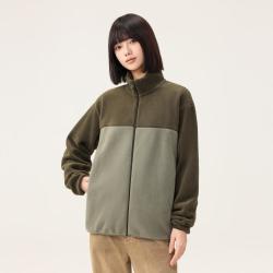 雪中飞 情侣同款时尚都市休闲风年轻潮流拼色外套