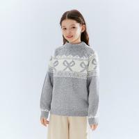 笛莎 女童秋冬装中大童保暖针织衫