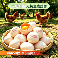 母鸡萝丝 无抗鲜鸡蛋 50枚
