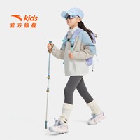 安踏 晴雨甲安踏儿童女童摇粒绒运动上衣2026年冬新青少年女孩厚外套
