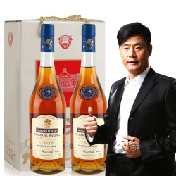 名仕罗纳德洋酒vsop白兰地礼盒40度烈酒700ml双支礼盒装