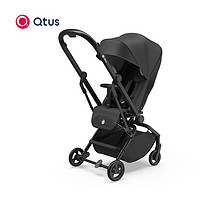 Quintus昆塔斯婴儿推车Q9Plus婴儿推车360度旋转双向推车高景观伞车 黑色