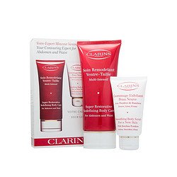 Clarins 娇韵诗 花样年华套装（纤柔美腹霜 200ml +柔滑身体磨砂乳霜 75ml）