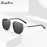 PLUS会员：JingPro 镜邦 1.60定制偏光太阳镜（含散光）+超酷飞行员双梁镜框（多款可选）