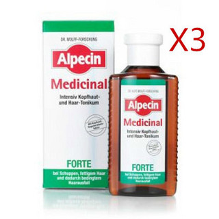 银联专享：Alpecin 阿佩辛 头皮防脱发液 200ml*3