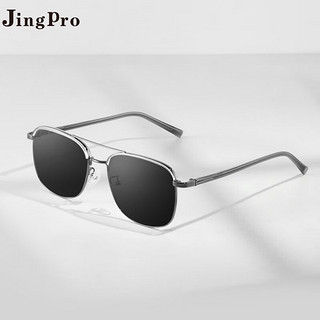 JingPro 镜邦 1.67MR-7近视太阳镜+超酷双梁飞行员镜框多款可选