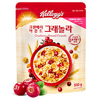 Kellogg's 家乐氏 谷兰诺拉 蔓越莓扁桃仁麦片 500g *2件