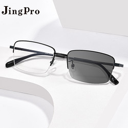 JingPro 镜邦 1.56极速感光变色镜片+超轻合金/钛架/TR镜架