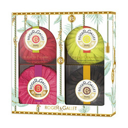 ROGER&GALLET 香邂格蕾 手工皂礼盒装（无花果树味、桂花味、红姜味、橙香味）4*100g