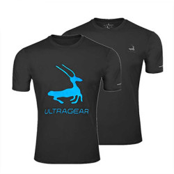 ear\/优极 户外男款跑步短恤马拉松越野跑T恤轻