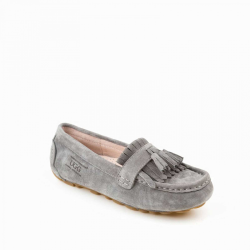 OZWEAR UGG 全皮防水流苏豆豆鞋