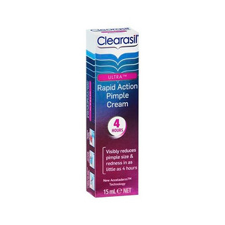 银联返现购：Clearasil 4小时水杨酸急救祛痘霜 15g