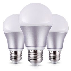 fsl佛山照明led灯泡 e27灯头螺口球泡5w白光室内节能灯 3只组合装包邮