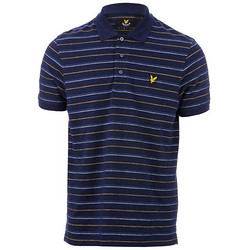 Lyle & Scott 苏格兰金鹰 男士条纹针绣Polo衫