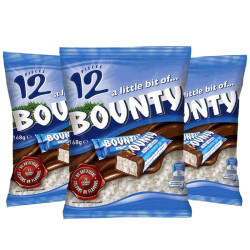 mars玛氏bounty澳洲椰蓉巧克力棒168g3袋