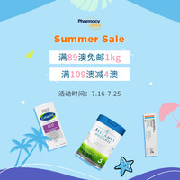 澳洲PO药房夏促继续！全场满89澳免邮1kg，满109澳减4澳