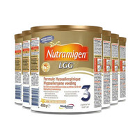 美赞臣 Nutramigen LGG安敏健深度水解抗过敏奶粉3段 400g*6罐 