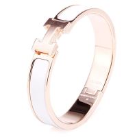 HERMÈS 爱马仕  白色H扣 小号 珐琅手镯