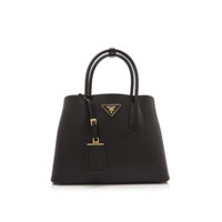 PRADA 普拉达 Saffiano Cuir Double Bag 女士手提包