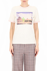 GANNI  Pink XS STANDARD BOSS LADY T-SHIRT 女士T恤