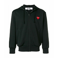 COMME des GARÇONS 【22春夏新品】COMME des GARCONS PLAY川久保玲 男士logo标贴连帽衫外套