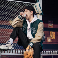 FILA 斐乐 FILA 斐乐 T11M042503F 男款时尚棒球服
