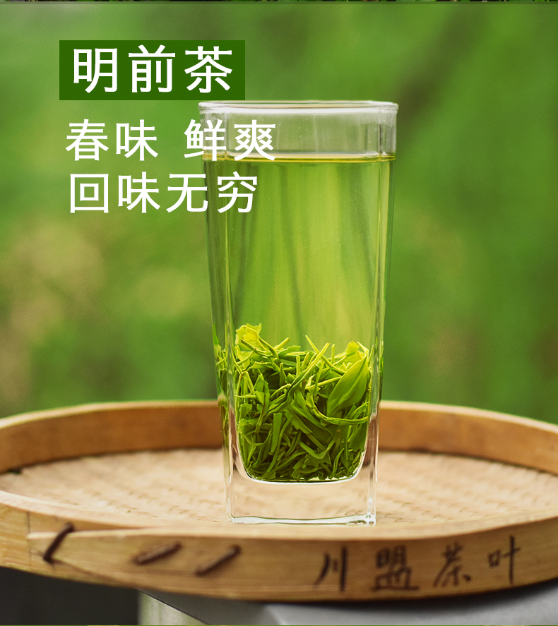 【好店众测】川盟明前绿茶绿毛峰500克