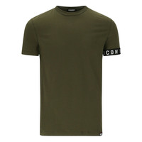 DSQUARED2 男士logo边饰T恤 D9M3S3850-302