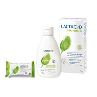 Lactacyd 令特适 私处护理套装（女性私处清爽型护理液 200ml + 女性私处清洁卫生湿纸巾 15片）