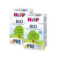 【效期至21年8月】2盒装 HiPP喜宝欧盟有机BIO婴儿配方奶粉德国原装进口 喜宝有机Pre段600g(0-6个月)