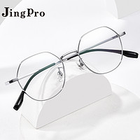 JingPro 镜邦 商品标题：：镜邦日本进口1.60mr-8超薄防蓝光非球面树脂镜+超轻钛架多款（适合0-600度）