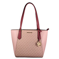 迈克科尔斯(MICHAEL KORS)KIMBERLY 真皮拉链款女士托特包单肩包