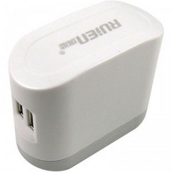 RUIEN 瑞能 RUSB2-2A 电源适配器（双USB接口，可充iPad）