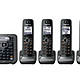 Panasonic 松下 KX-TG7645M 无绳电话套装（五部子机、DECT6.0+、蓝牙）