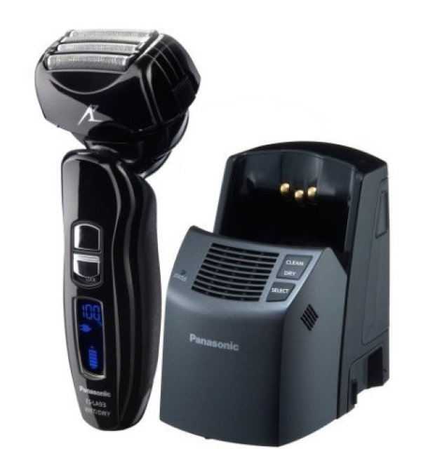 特价预告:Panasonic 松下 ES-LA93-K 剃须刀(次旗舰、14000转/分钟、双马达、四刀头、自动声波清洗)
