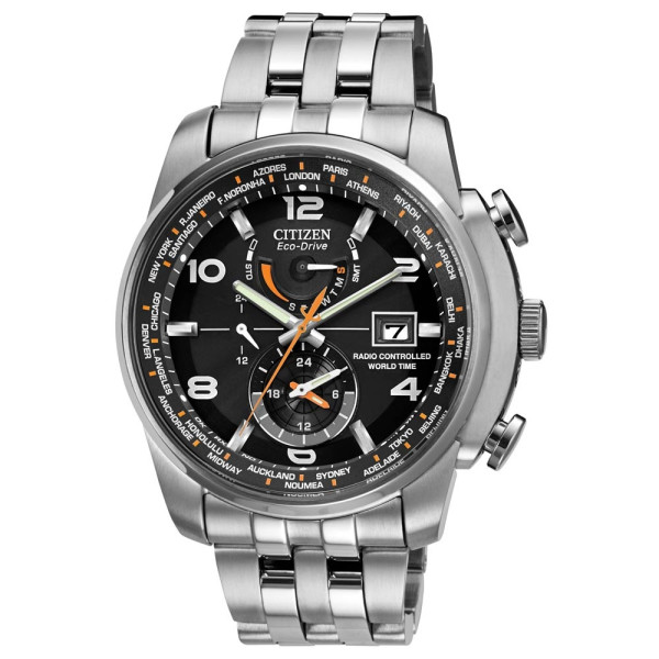 Citizen 西铁城 Eco Drive AT9010-52E 男款光动能腕表(5局电波、两地时间)