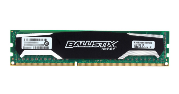 crucial镁光sport铂胜8g台式机内存默认包含1866